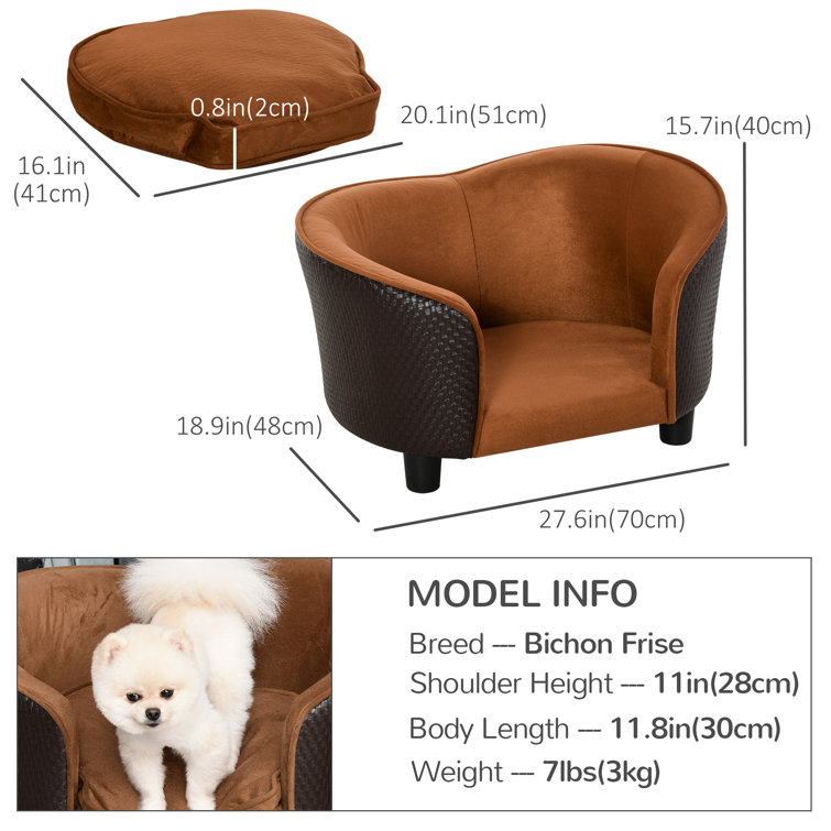 Dog shop chair bed